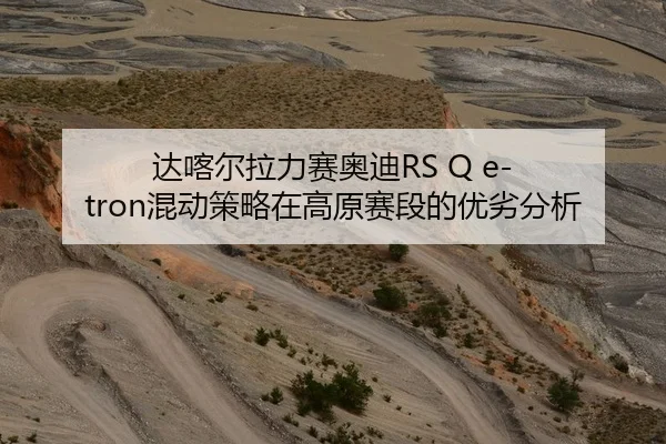 达喀尔拉力赛奥迪RS Q e-tron混动策略在高原赛段的优劣分析